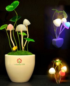 创意阿凡达蘑菇小夜灯